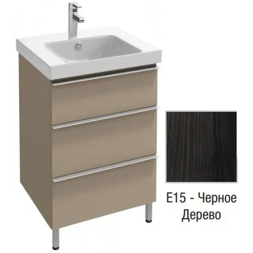 Модуль под раковину Odeon Up 57х48,5х74 см, черное дерево EB990-E15 Jacob Delafon