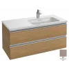 Модуль под раковину Vox 100х46х45 см, квебекский дуб, 2 выдвижных ящика, встроенные ручки EB2026-RA-E10 Jacob Delafon