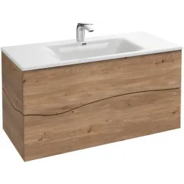 Модуль под раковину Sherwood 100х46х50 см, натуральный дуб, система push-to-open EB1833RU-P6 Jacob Delafon