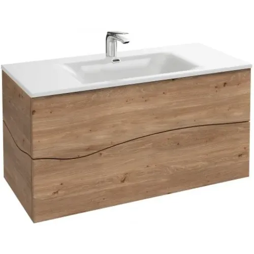 Модуль под раковину Sherwood 100х46х50 см, натуральный дуб, система push-to-open EB1833RU-P6 Jacob Delafon