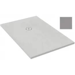Поддон Singulier 120х80х3 см, серый шелк, матовый, антискользящее покрытие, прямоугольный, Neoroc E67013-MGZ Jacob Delafon