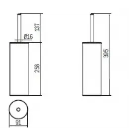 Ершик туалетный INDA MY ART AV014AWM07Y