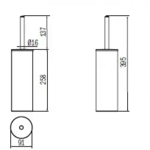 Ершик туалетный INDA MY ART AV014AWM07Y