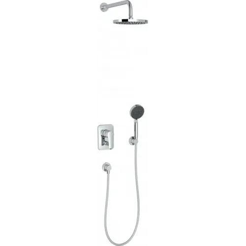 Готовый набор для душа (без излива) Modulo 5 режимов, 20 см, round, 2 функции E30759-CP Jacob Delafon