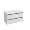 Тумба для ванной Vox белый блестящий лак, с 2 ящиками, подвесной монтаж 80х46 см EB2061-RA-G1C Jacob Delafon
