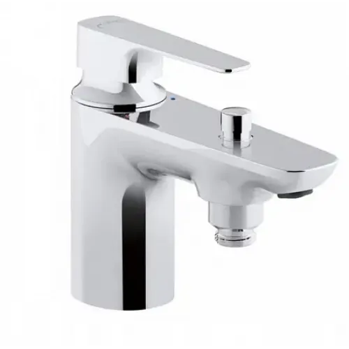 Смеситель на горизонтальную поверхность (деку) с изливом Aleo с выходом на душ (без лейки), на 1 отв. E72321-CP Jacob Delafon