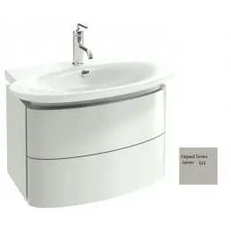 Модуль под раковину Presqu'ile 66х41х45,2 см, серый титан сатин, 2 выдвижных ящика EB1103-R-S21 Jacob Delafon