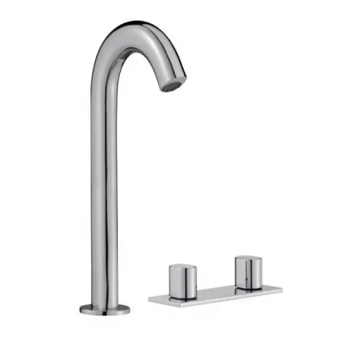 Смеситель для раковины на 3 отверстия Talan с антиизвестковым покрытием, без донного клапана E10094-CP Jacob Delafon