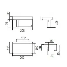 Держатель туалетной бумаги INDA INDISSIMA A88K5ACR
