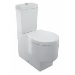 Унитаз-компакт Formilia Viragio 36,5х64 см, установка вплотную к стене, нижняя подводка, горизонтальный выпуск, без сиденья 4449K-00+E4771-00 Jacob Delafon