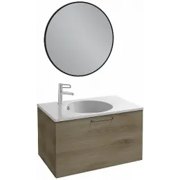 Зеркало Odeon Rive Gauche 90х90 см, черный сатин EB1268-S14 Jacob Delafon