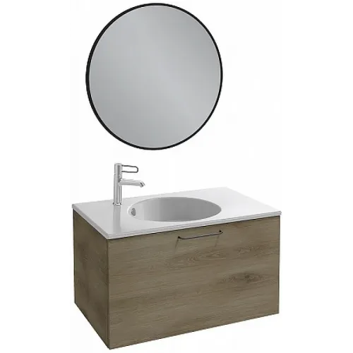 Зеркало Odeon Rive Gauche 90х90 см, черный сатин EB1268-S14 Jacob Delafon