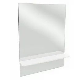 Зеркало Struktura 79х107,2 см, высокое, с белой полкой EB1213-N18 Jacob Delafon