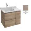 Модуль под раковину Soprano 76х53,5х63,4 см, квебекский дуб, 2 ящика, 1 боковая дверь EB1330-E10 Jacob Delafon