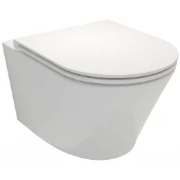 Подвесной унитаз Rodin 35,5х52 см, безободковый, без сиденья EDY102-00 Jacob Delafon