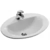 Накладная раковина Patio 56х43х15 см, без переливного отверстия, санфарфор, с отв. под смеситель E4155-X5-00 Jacob Delafon