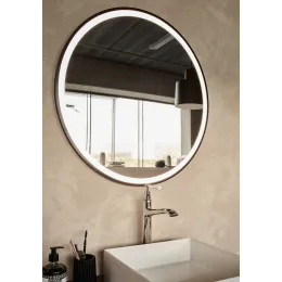 Зеркало 90х90 см, телесный сатин, с подсветкой EB1290-S09 Jacob Delafon