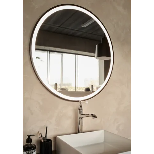 Зеркало 90х90 см, телесный сатин, с подсветкой EB1290-S09 Jacob Delafon