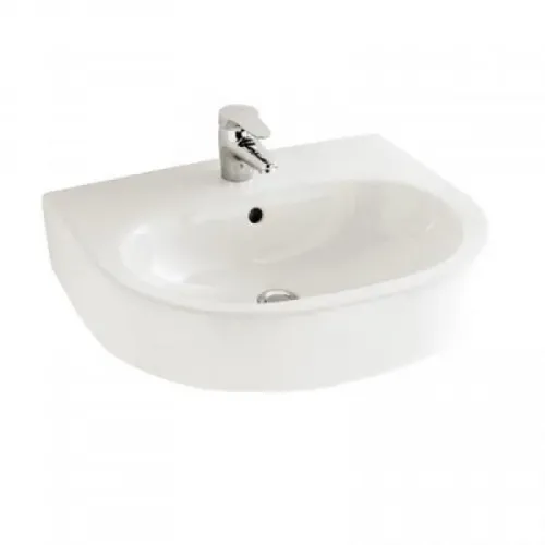 Подвесная раковина Kandel 60х48х14 см, с 1 отверстием для смесителя, санфарфор E1464-00 Jacob Delafon