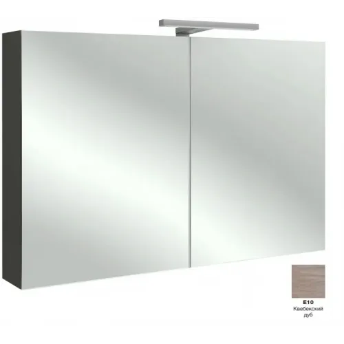 Зеркало 120х65 см, подсветка, розетка, квебекский дуб, с подсветкой EB1368-E10 Jacob Delafon