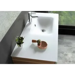 Мебельная раковина Vox 100х46 см, левосторонняя, белая глянцевая EB2103-DD1 Jacob Delafon