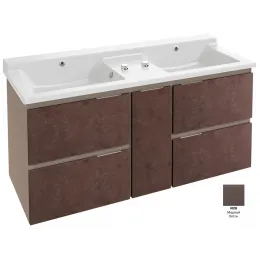 Модуль под раковину Soprano 140х53,5х63,4 см, 5 ящиков, медный бетон EB1335-N28 Jacob Delafon