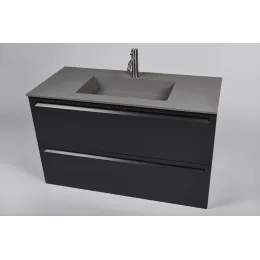 Тумба с раковиной INDA Piccadilly 100MG Cemento