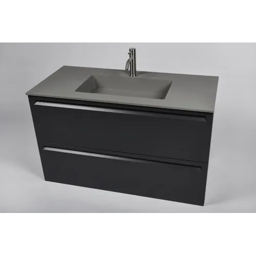 Тумба с раковиной INDA Piccadilly 100MG Cemento