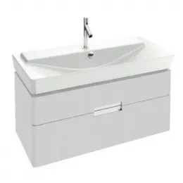 Модуль под раковину Reve 97х43,5х44,5 см, белый блестящий лак, 2 выдвижных ящика EB1136-G1C Jacob Delafon