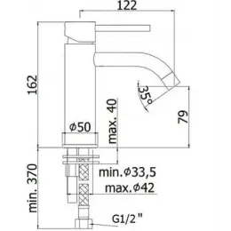Смеситель для раковины Paffoni Light LIG071HGSP