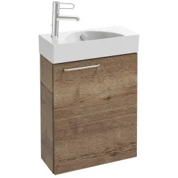 Модуль под раковину Odeon Rive Gauche 48,5х21,3х59,1 см, правосторонний, дуб табак, ручка хром EB2581D-R5-E52 Jacob Delafon