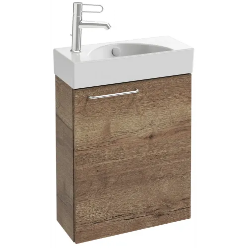 Модуль под раковину Odeon Rive Gauche 48,5х21,3х59,1 см, правосторонний, дуб табак, ручка хром EB2581D-R5-E52 Jacob Delafon