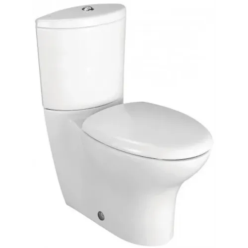 Унитаз-компакт Presqu'ile 38х69,5 см, с микролифтом, нижняя подводка, универсальный выпуск, с сиденьем 19077-00+E1425-00 Jacob Delafon