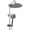 Душевая система Aleo 2.0 E26809-CP 4 режима, 25 см, round, неповор. излив, верхний душ, с лейкой E26809-CP Jacob Delafon