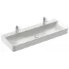 Накладная раковина Vox 120х45х13,5 см, слева и справа, отверстие перелива в передней части, с заглушкой перелива, санфарфор, с отв. под смеситель EVA122-00 Jacob Delafon