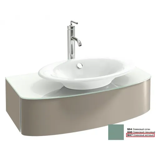 Модуль под раковину Presqu'ile 83х45х22 см, оливковый матовый, 1 выдвижной ящик EB1106-M47 Jacob Delafon