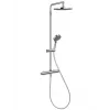 Душевая система без излива Brive 3 режима, 20 см, round, термостат, верхний душ, с лейкой E24444-CP Jacob Delafon