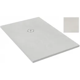 Поддон Singulier 90х90х3 см, жемчужно-белый, антискользящее покрытие, Neoroc, квадратный E67033-MAM Jacob Delafon