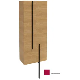 Шкаф-колонна Nouvelle Vague 60х34х147 см, 1 ящик, 3 полки, малиновый матовый, подвесной монтаж EB3046-M75 Jacob Delafon