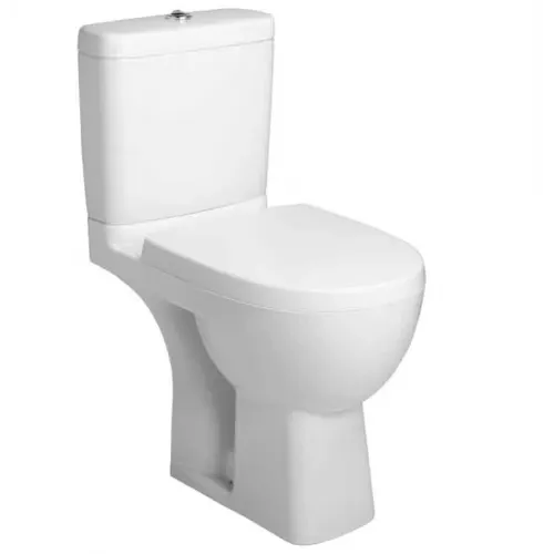 Унитаз-компакт Odeon Up 36,5х67 см, нижняя подводка, горизонтальный выпуск, без сиденья 4956CK-00+E4693-00 Jacob Delafon