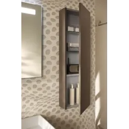 Шкаф Rythmik 30х13,5х96 см, квебекский дуб, 2 стеклянные полки, шарниры справа, правый EB1058D-E10 Jacob Delafon