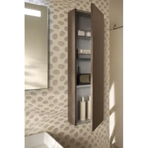 Шкаф Rythmik 30х13,5х96 см, квебекский дуб, 2 стеклянные полки, шарниры справа, правый EB1058D-E10 Jacob Delafon