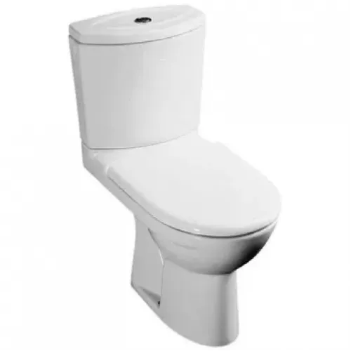 Унитаз-компакт Odeon 39,5х69 см, нижняя подводка, горизонтальный выпуск, без сиденья 19603K-00+E4068-00 Jacob Delafon