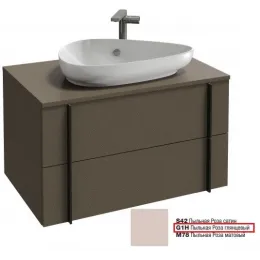 Модуль под раковину Nouvelle Vague 80х50,7х47,1 см, 2 ящика, пыльная роза глянцевый EB3039-G1H Jacob Delafon