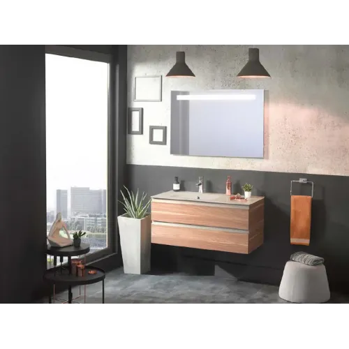 Мебельная раковина Vox 100х46 см, правосторонняя, серая глянцевая EB2102-DD2 Jacob Delafon