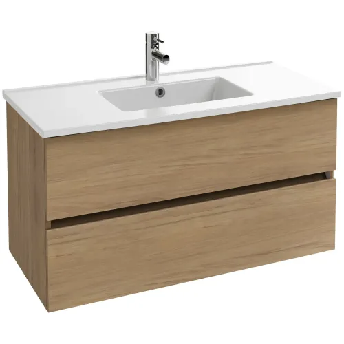 Модуль под раковину Tolbiac 98х46х52 см, 2 ящика, дуб давос натуральный EB2383-E75 Jacob Delafon