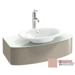 Модуль под раковину Presqu'ile 83х45х21,8 см, 1 ящик, бежевый сатин EB1106-R-S04 Jacob Delafon