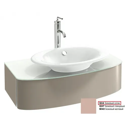 Модуль под раковину Presqu'ile 83х45х21,8 см, 1 ящик, бежевый сатин EB1106-R-S04 Jacob Delafon