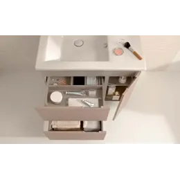 Модуль под раковину Soprano 76х53,5х63,4 см, квебекский дуб, 2 ящика, 1 боковая дверь EB1330-E10 Jacob Delafon