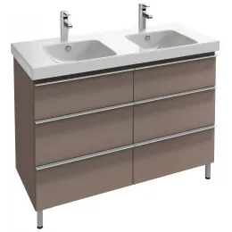Модуль под раковину Odeon Up 117х48,5х73,8 см, 6 ящиков, светло-коричневый глянцевый EB995-G80 Jacob Delafon